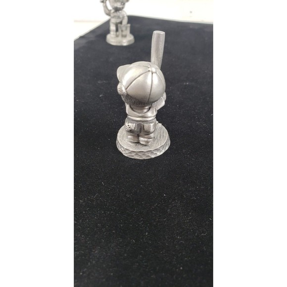 Vintage Avon Fine Pewter Lot of 4 School Days Bear Figurines 1983-1984 - Picture 12 of 14